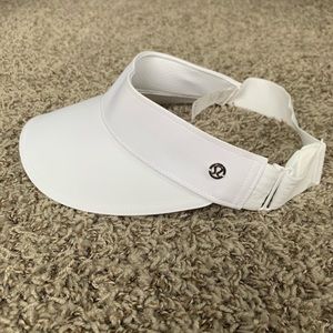 lululemon white visor